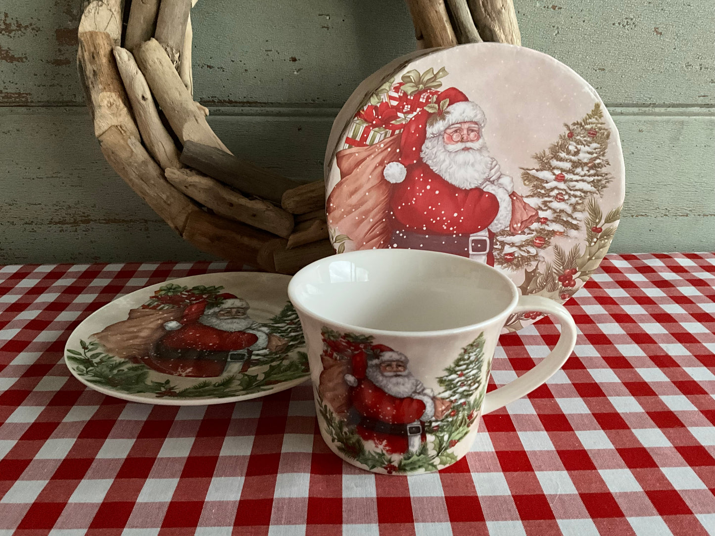 Santa Cup & Saucer