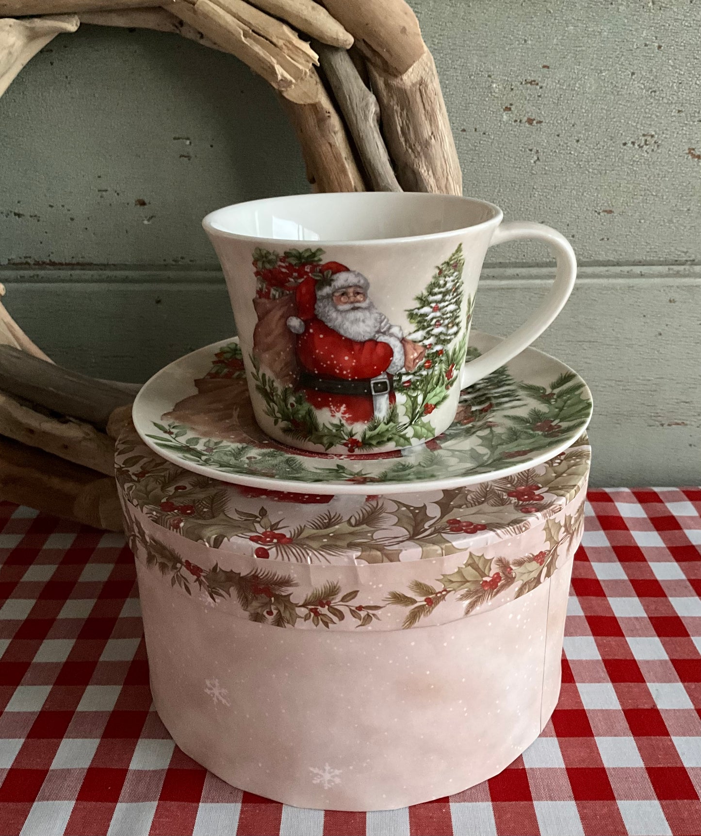 Santa Cup & Saucer