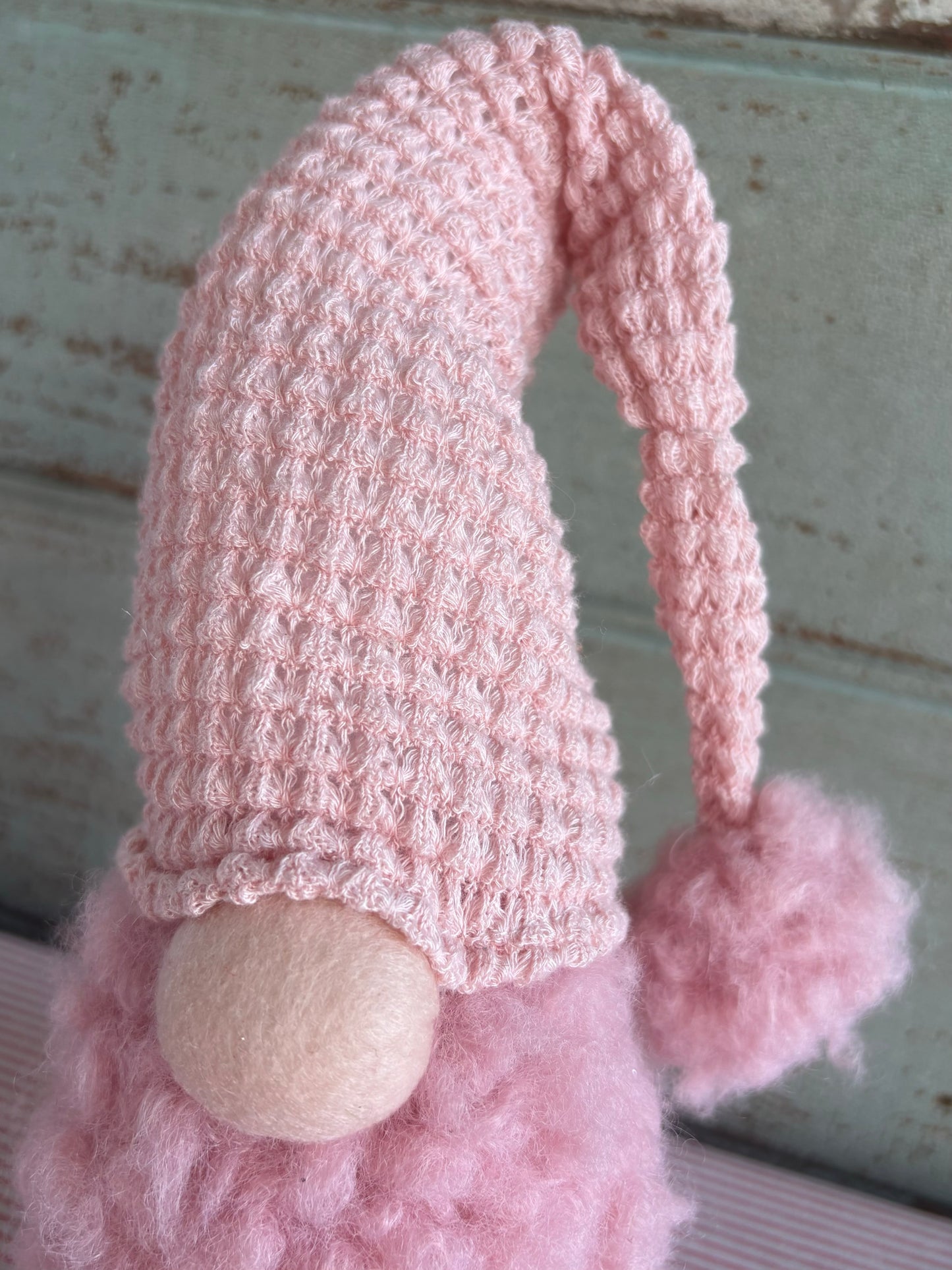 Fluffy Pink Gnome