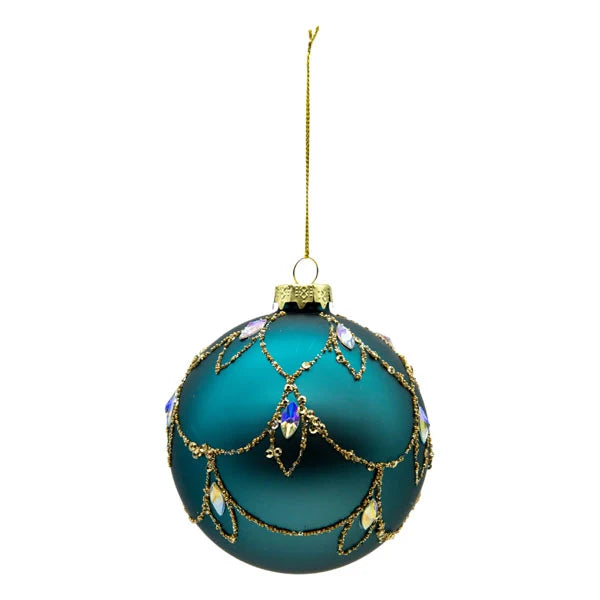 Teal Gold Baroque Ball