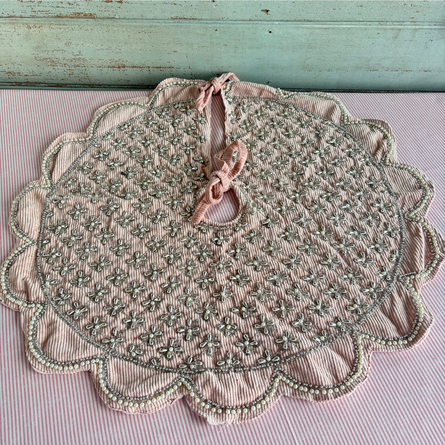 Pink Tree Skirt Small