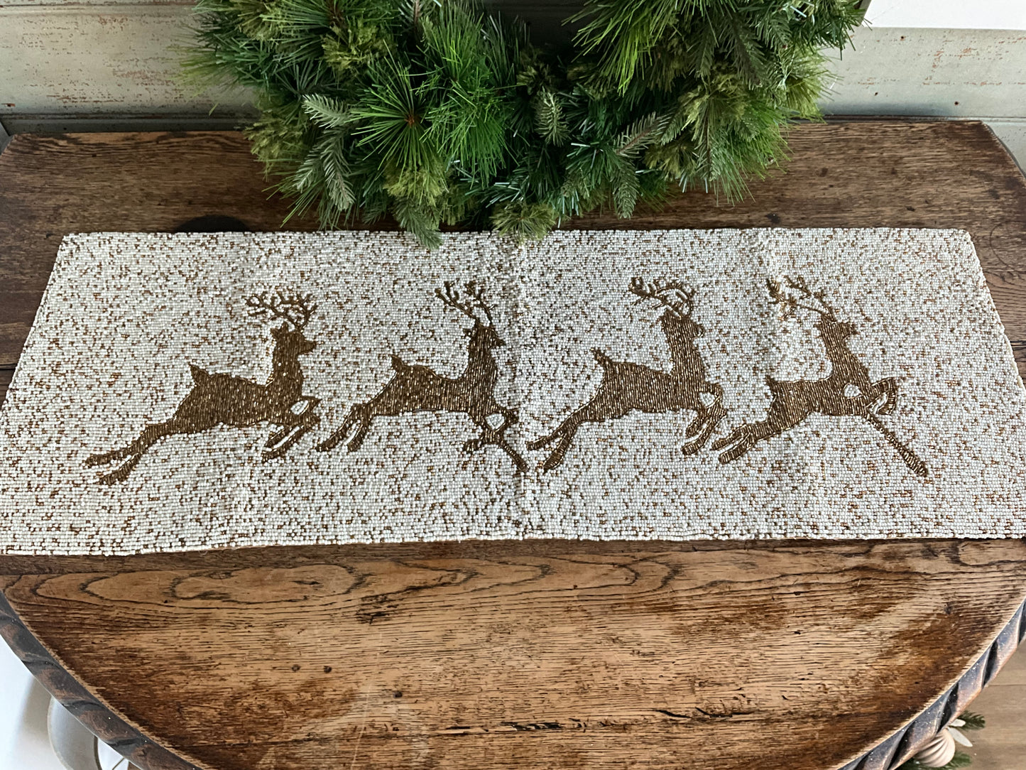 Beaded Table Runner