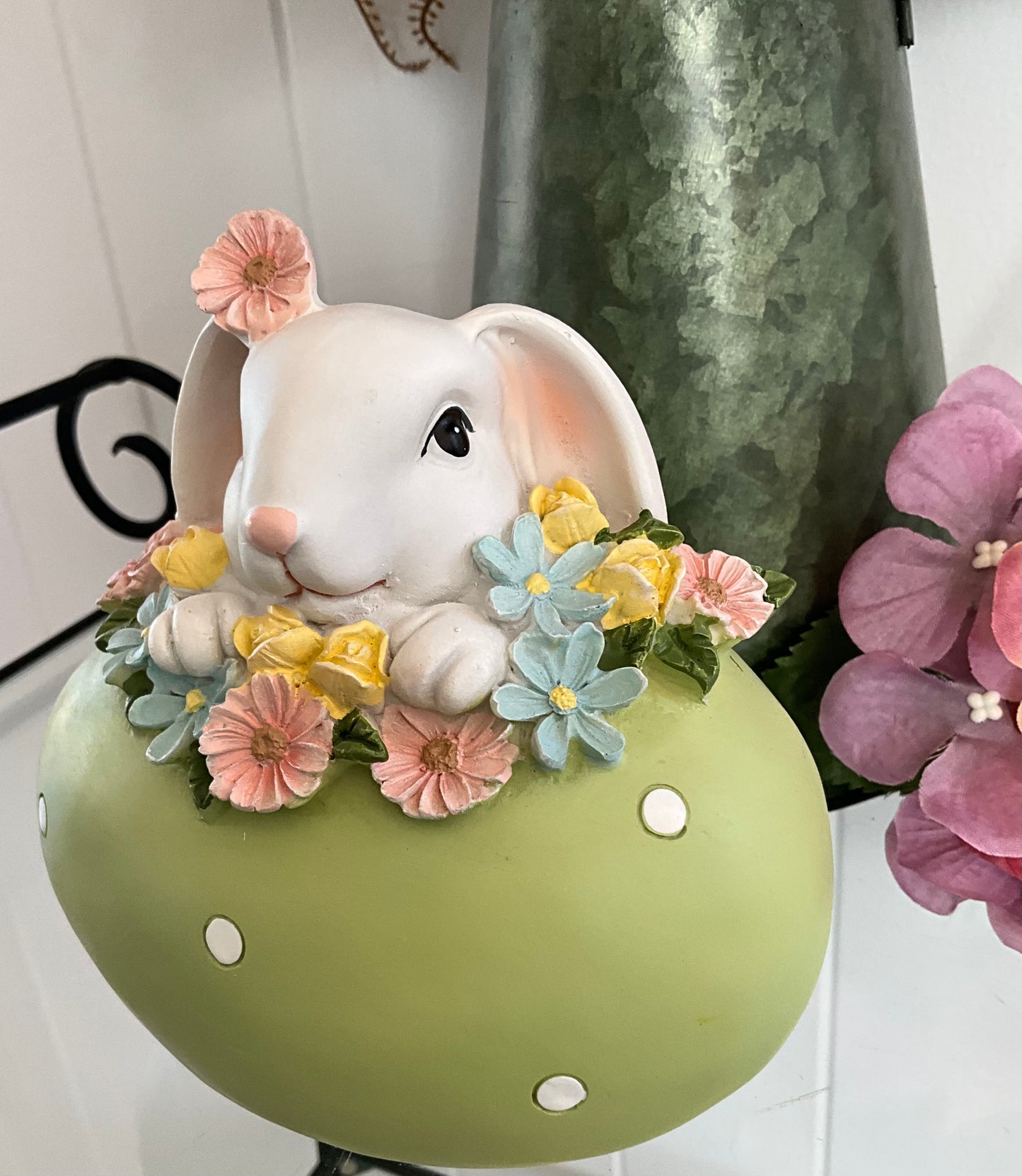 Green Egg with Bunny