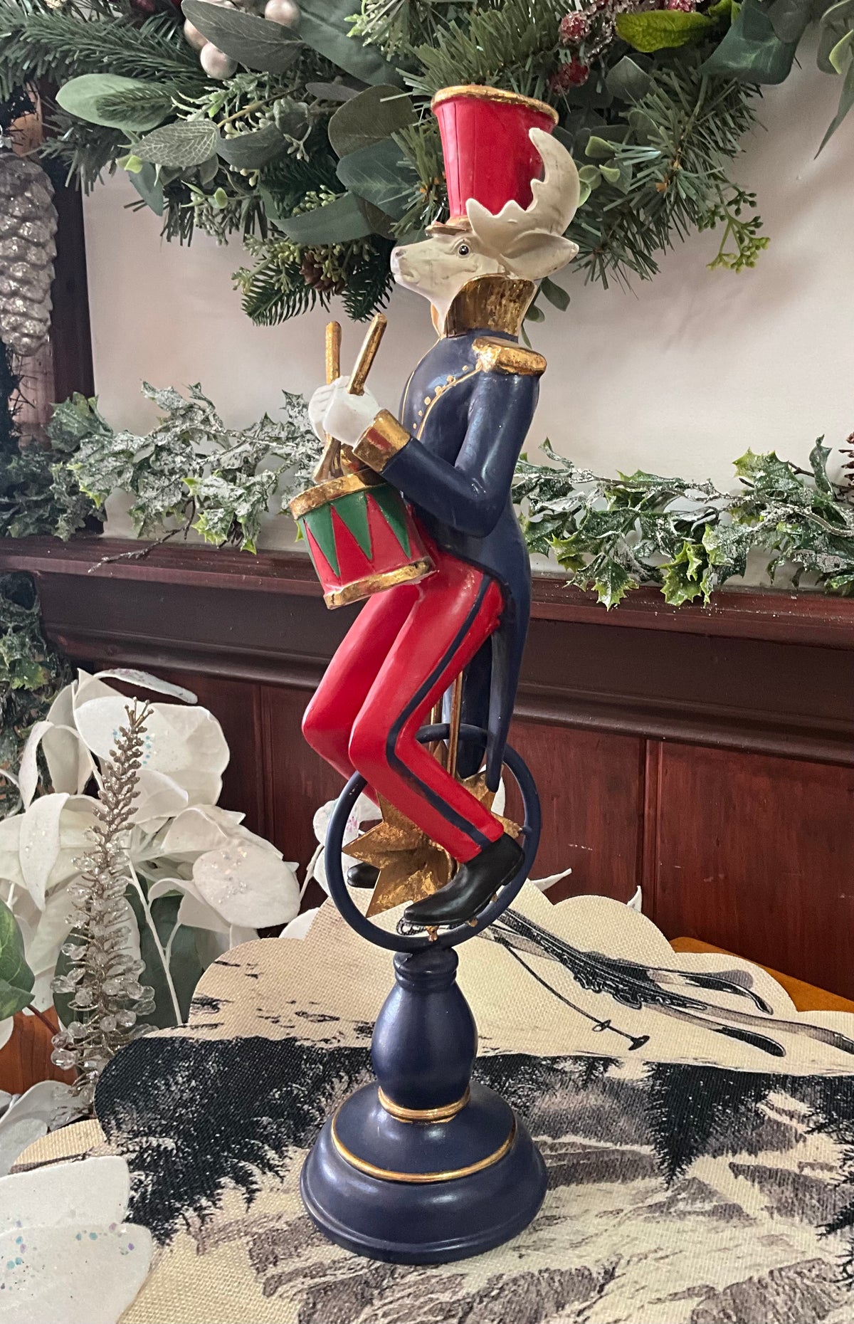 Nutcracker Reindeer with Drum