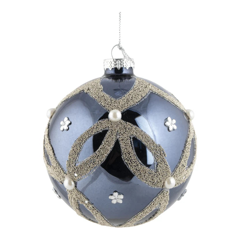 Blue Floral Ball