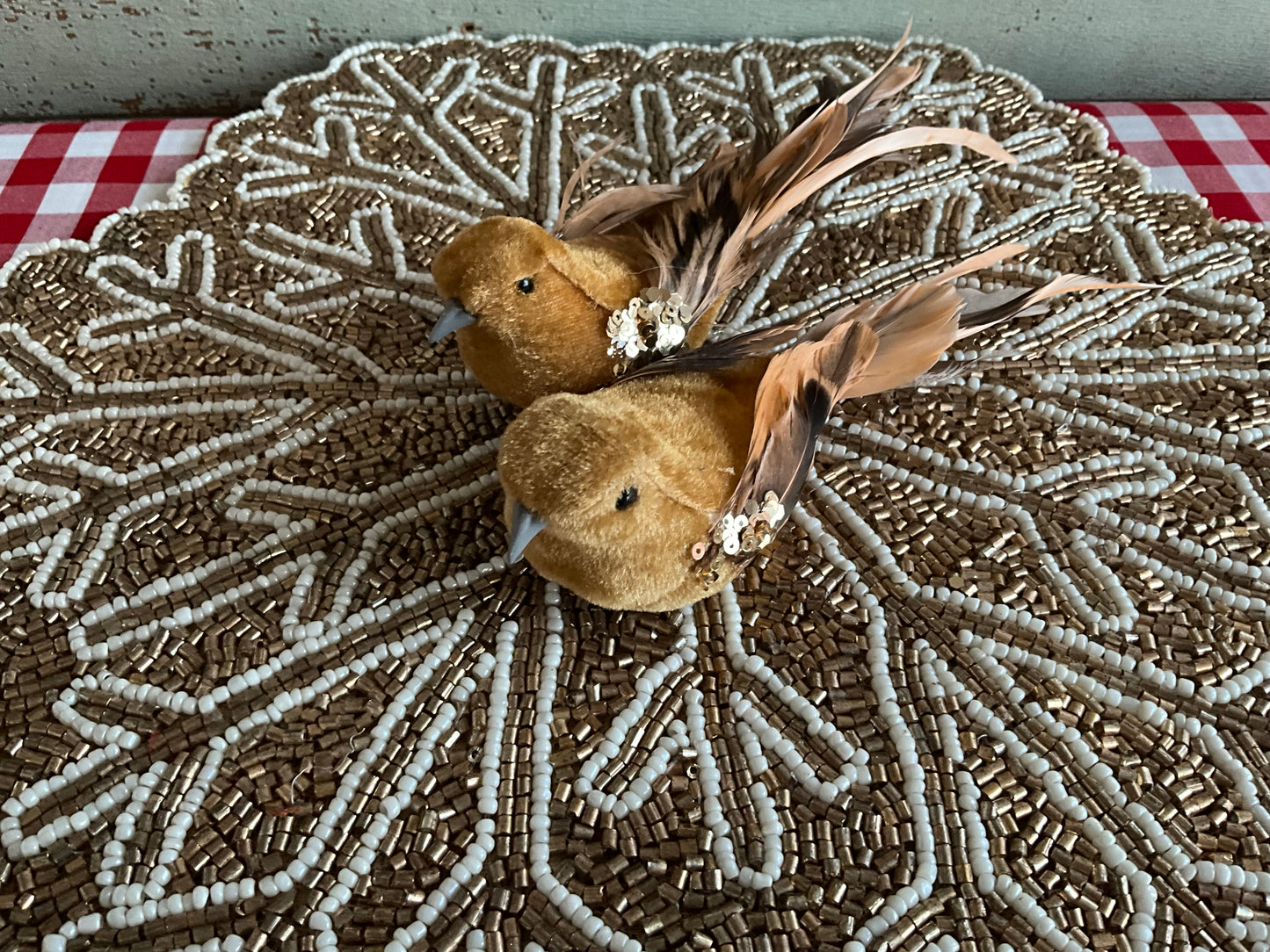 Gold Feather Bird