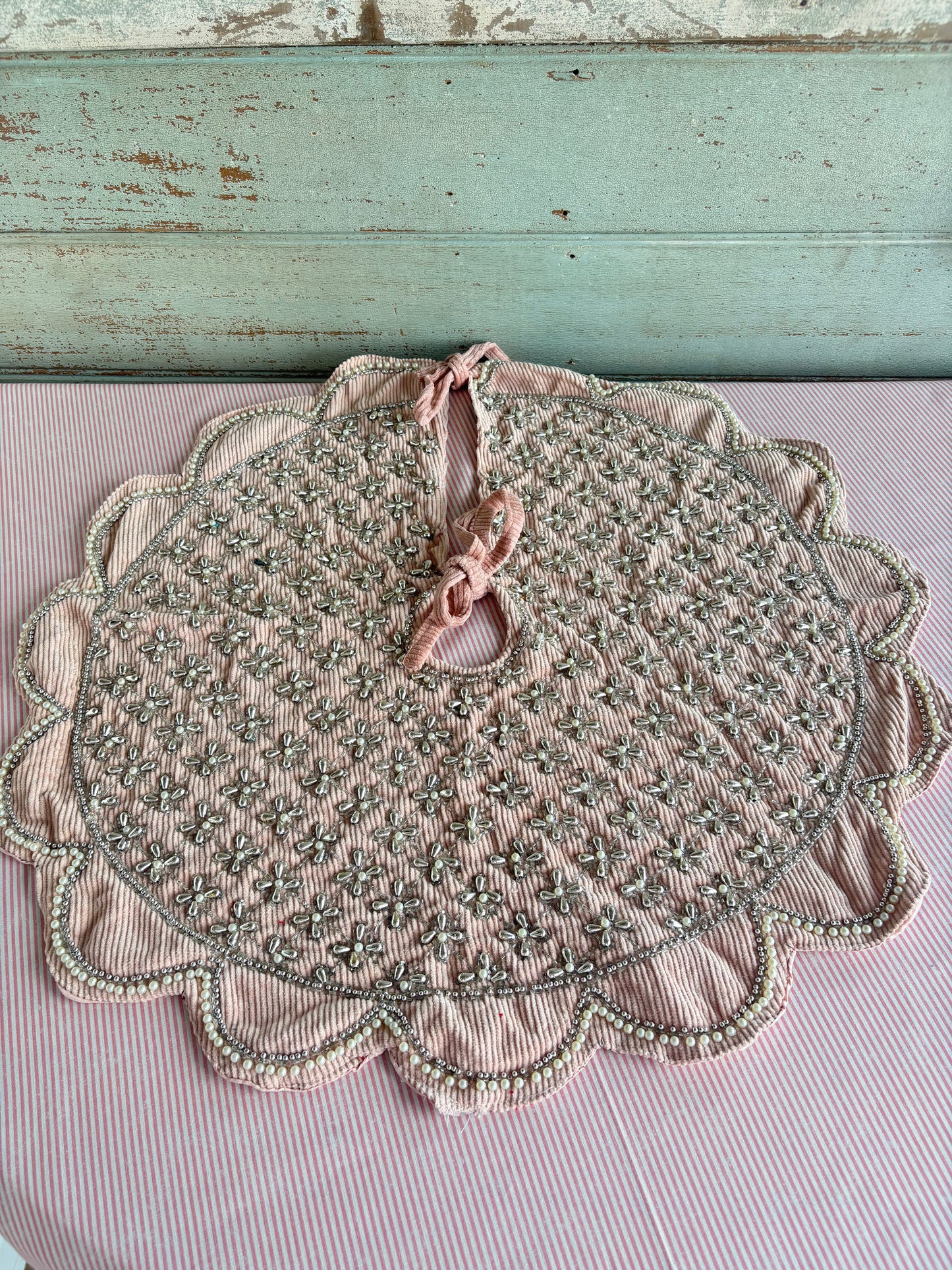 Pink Tree Skirt Small
