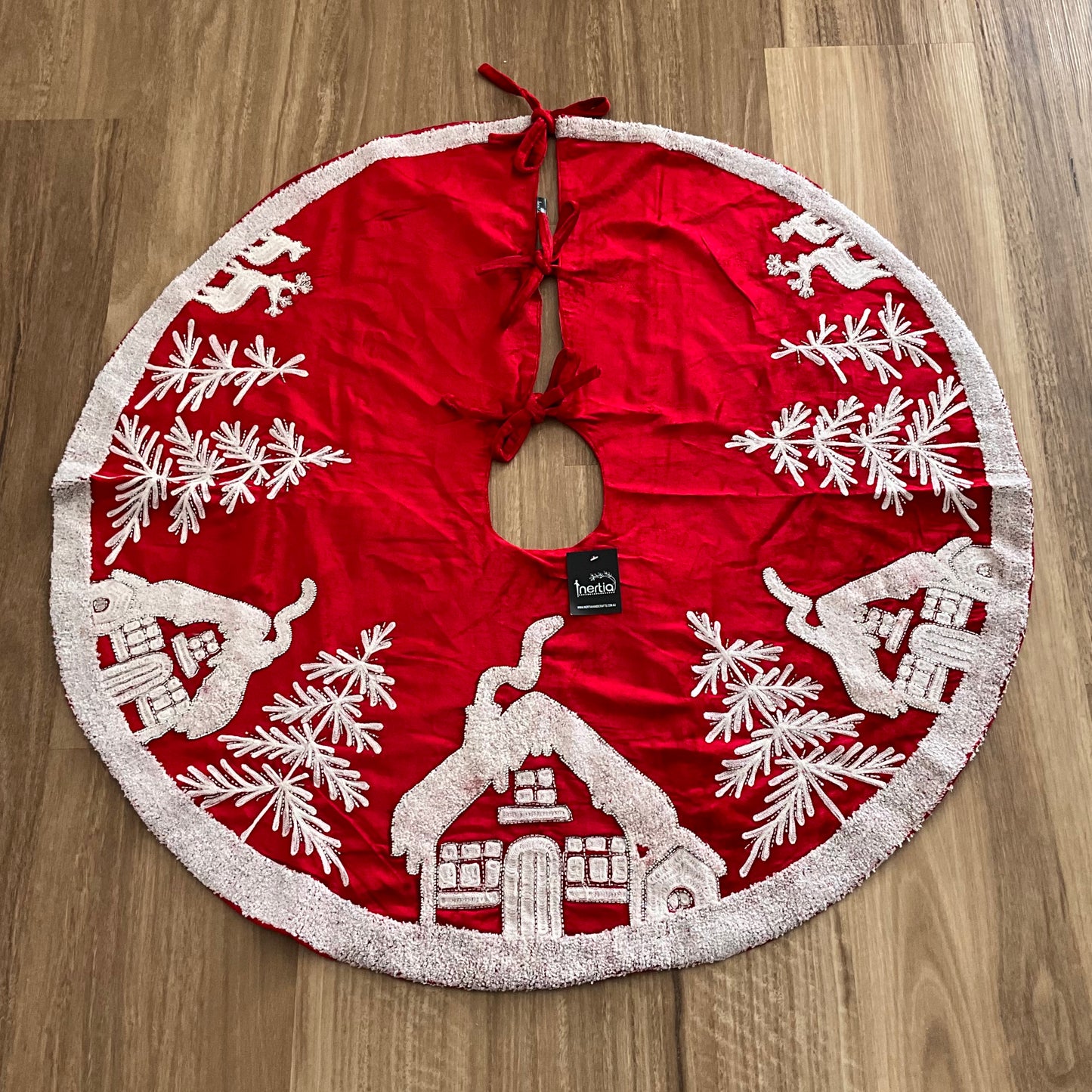 Embroidered Tree Skirt
