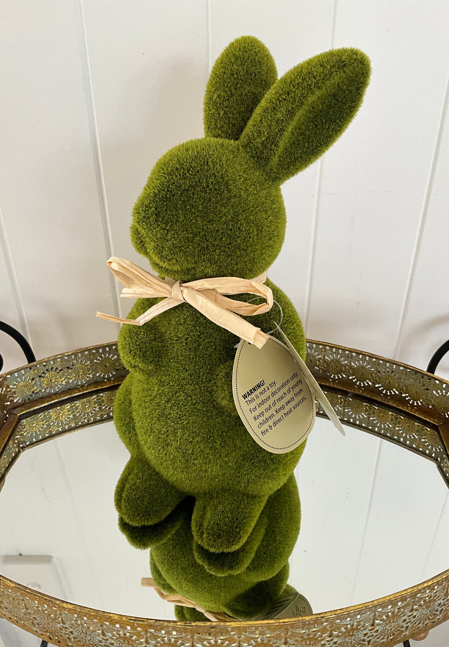Large Flocked Bunny