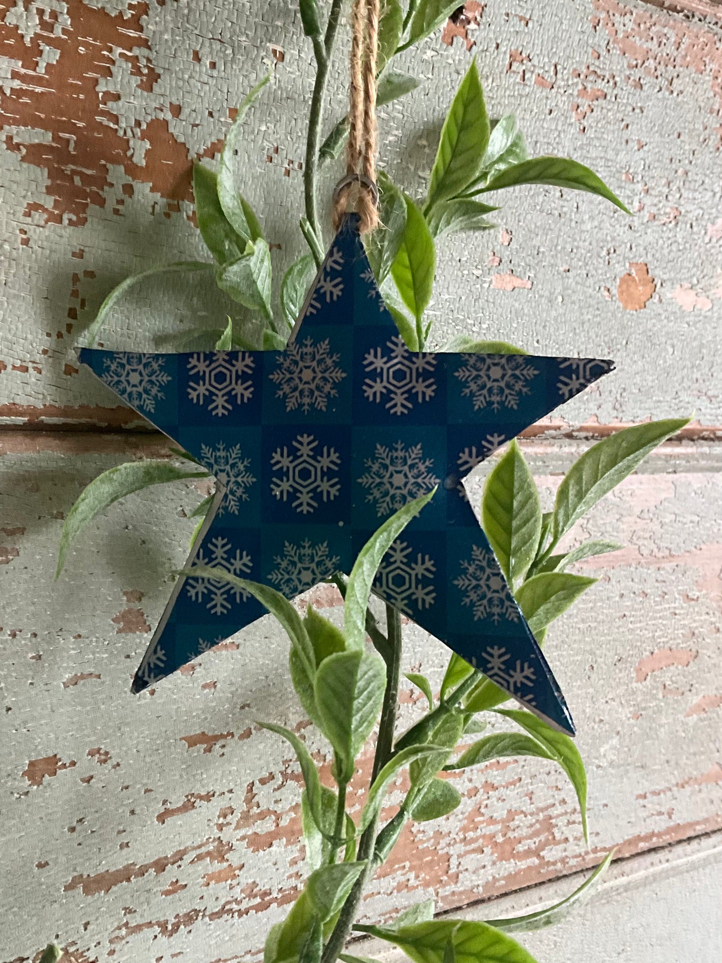 Blue Tin Star