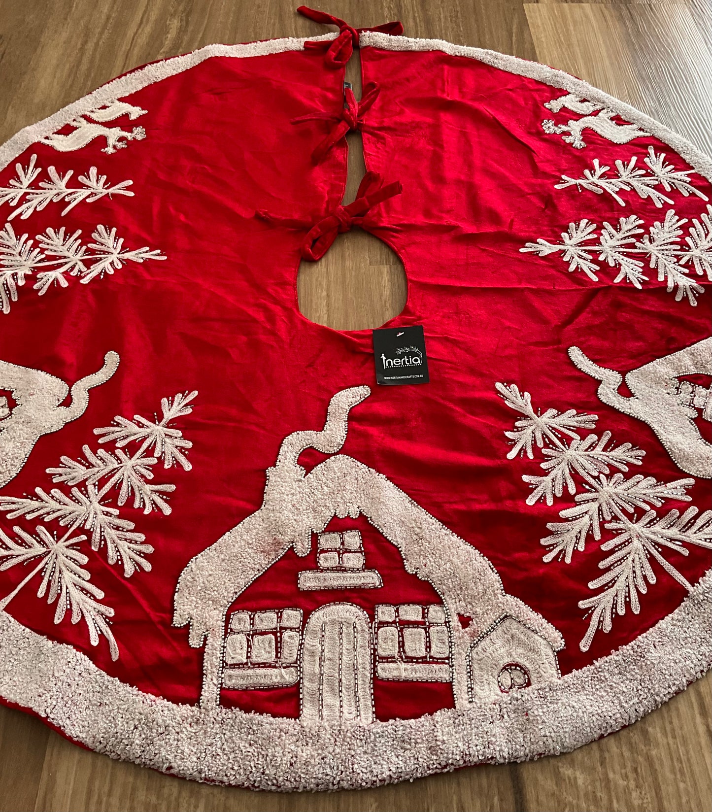 Embroidered Tree Skirt