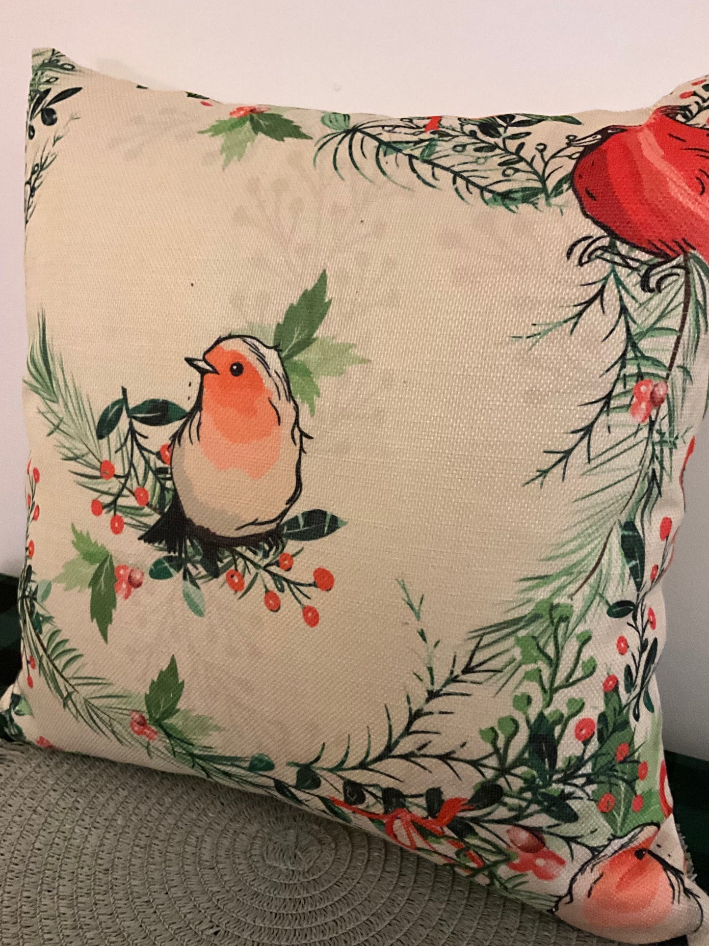 Robin Cushion Cover