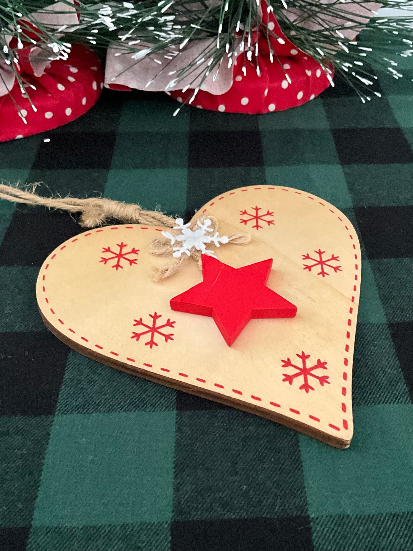 Wooden Heart Deco