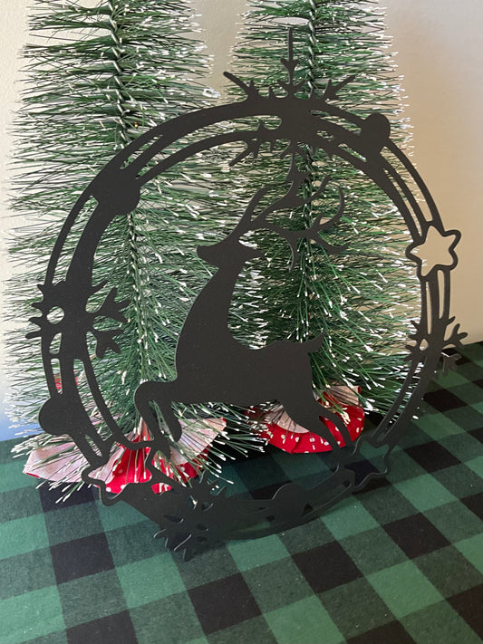 Leaping Deer Wreath