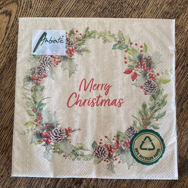 Wreath Serviettes