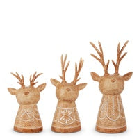 Coming Soon - Carved Deer Set RAZ