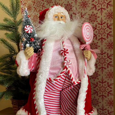 Candy Standing Santa by RAZ