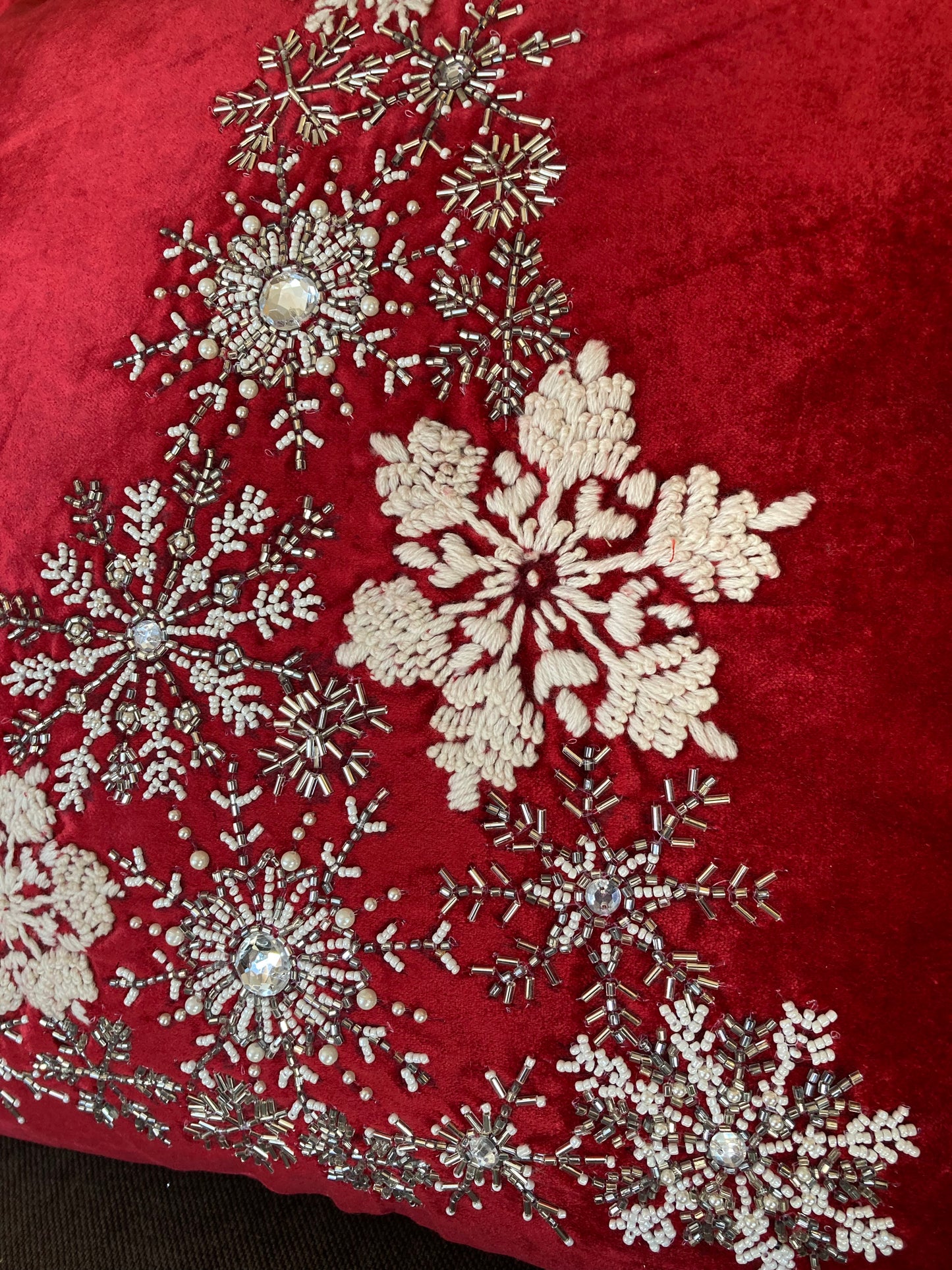 Snowflake Tree Cushion