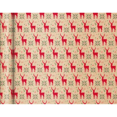 Tiny Roll Wrap Red Reindeer