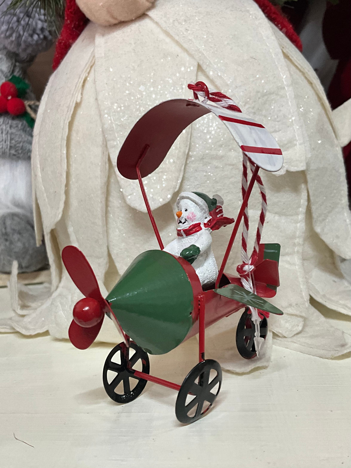 Snowman in a Plane
