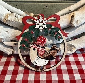 Wooden Country Bird