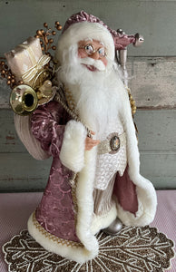Mauve Musical Santa