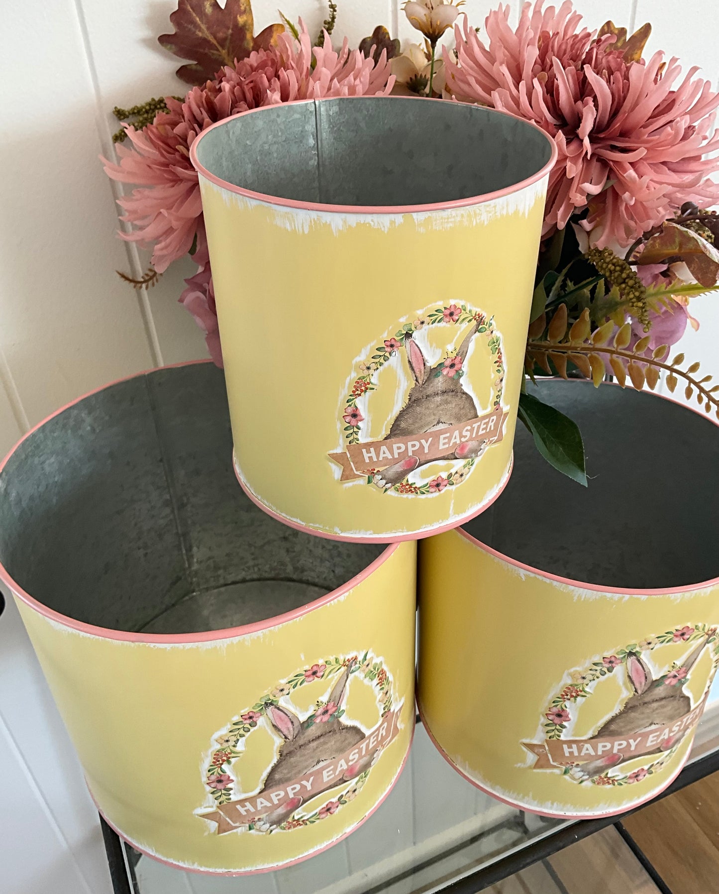 Set 3 Metal Planters