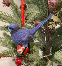 Load image into Gallery viewer, Blue Wren Decoration