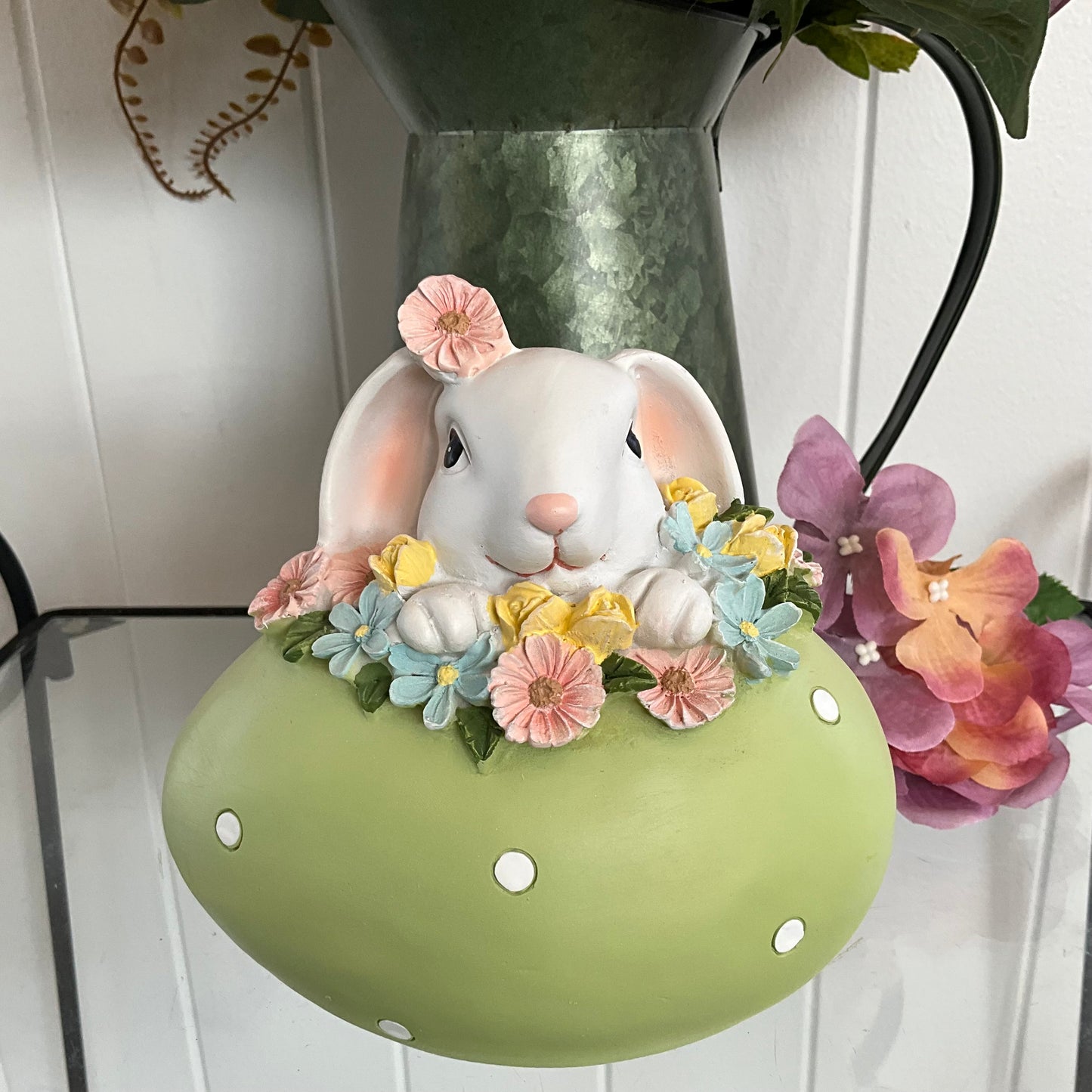 Green Egg with Bunny