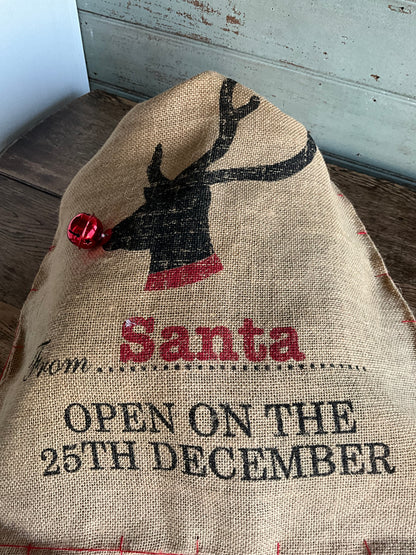 Hessian Santa Sack