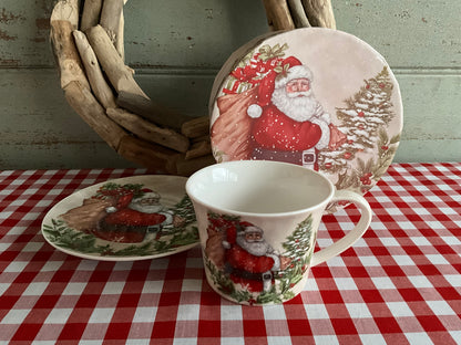 Santa Cup & Saucer