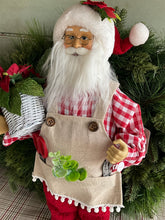 Load image into Gallery viewer, Gingham Santa RAZ