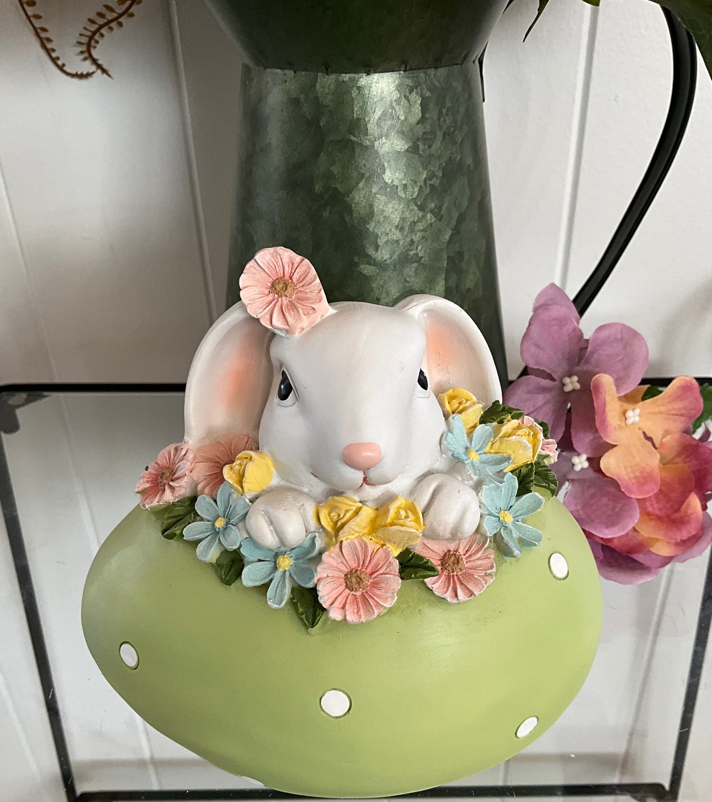 Green Egg with Bunny