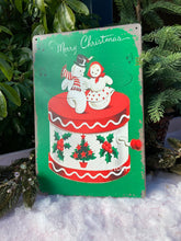 Load image into Gallery viewer, Vintage Snowman Sign