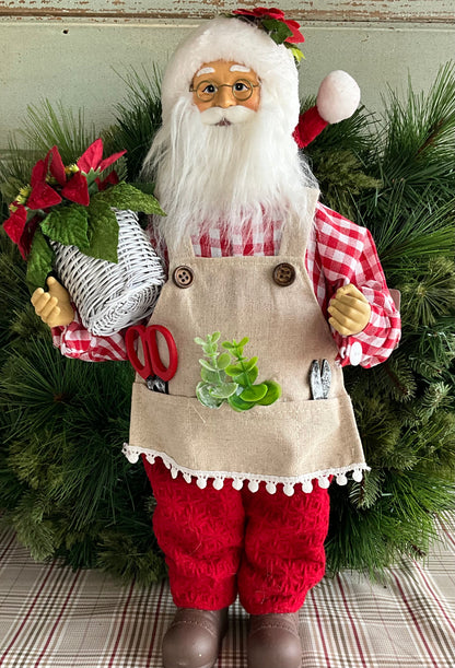 Gingham Santa RAZ