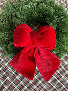 Burgundy Red Bow