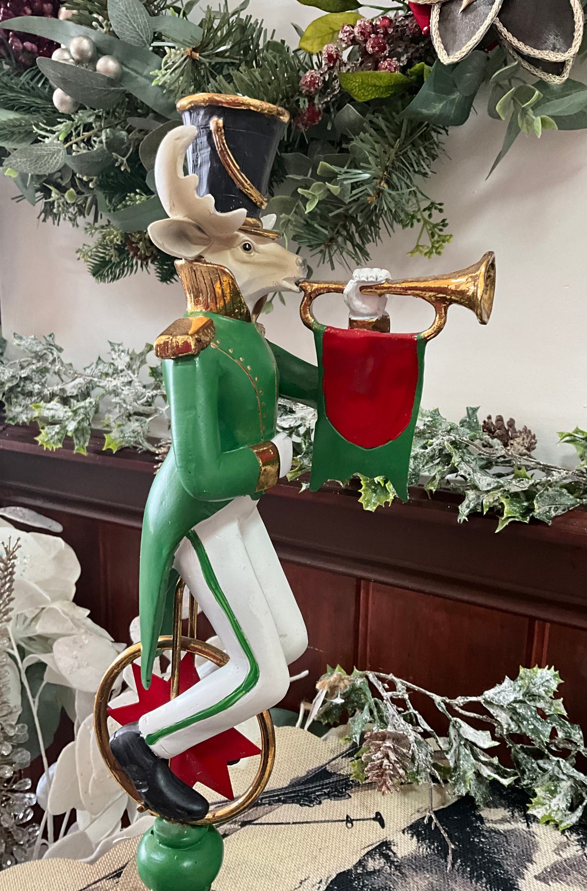 Nutcracker Reindeer with Trumpet