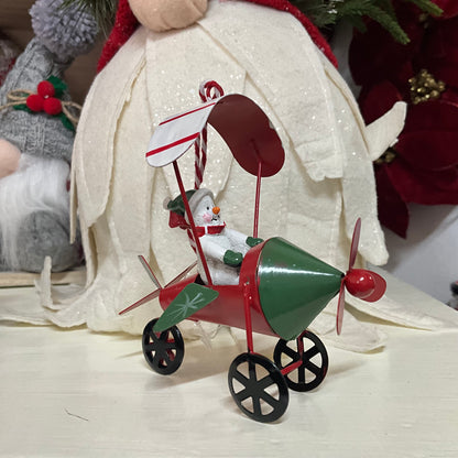 Snowman in a Plane