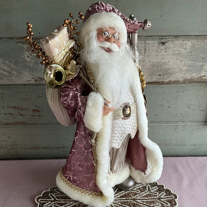 Mauve Musical Santa