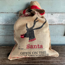 Load image into Gallery viewer, Hessian Santa Sack