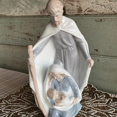 Blue White Holy Family