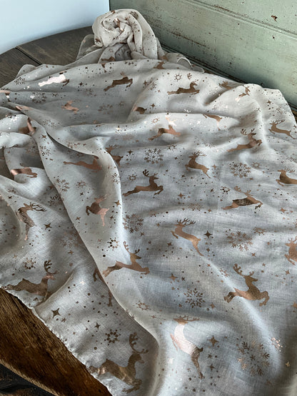 Sheer Deer Fabric