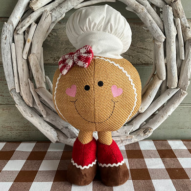 Round Face Gingerbread Chef