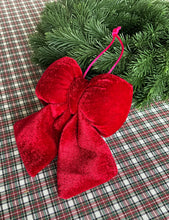 Load image into Gallery viewer, Burgundy Red Bow