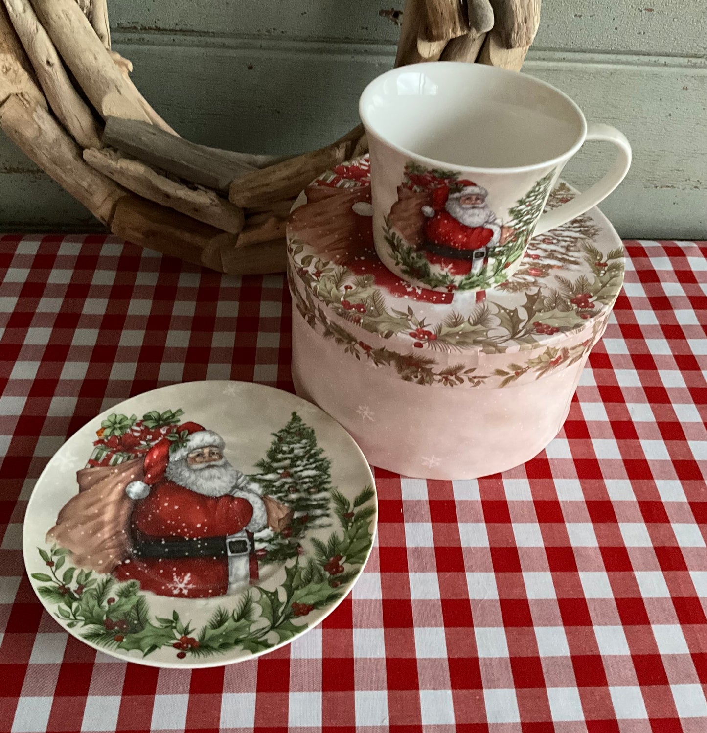 Santa Cup & Saucer
