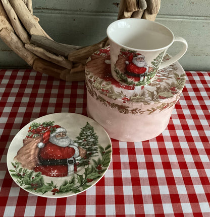 Santa Cup & Saucer