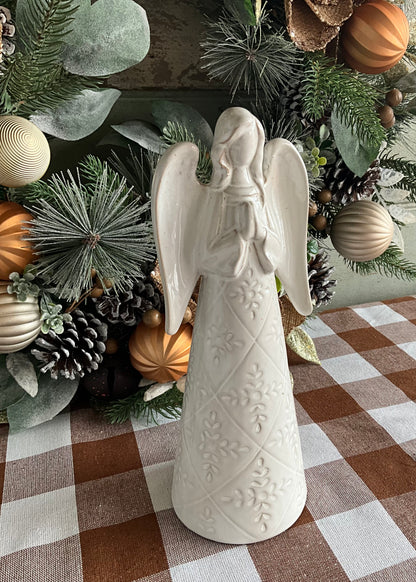 White Christmas Angel