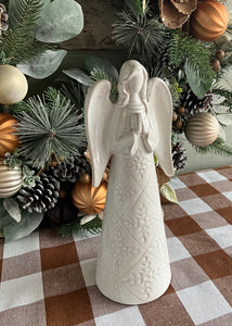 White Christmas Angel