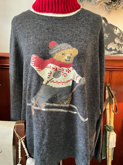 Ski Sweater With Bear
