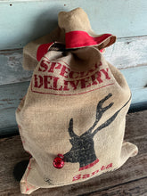 Load image into Gallery viewer, Hessian Santa Sack